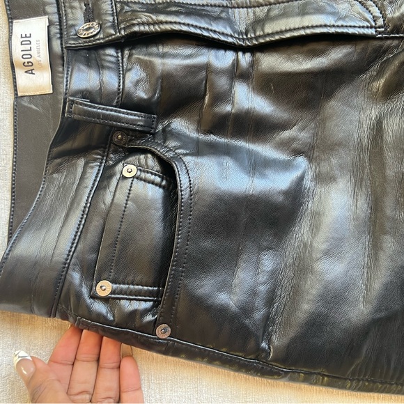 AGOLDE LEATHER 90'S PINCH WAIST - Picture 8 of 10